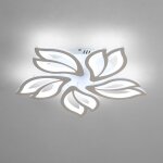 Goeco - plafonnier led 65w, creative fleur de forme lampe de plafond moderne, lustre plafonnier pour ...