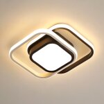 Goeco - plafonnier led moderne, 32w lampe de plafond, luminaire plafonnier 2500lm pour salon, chambre, ...