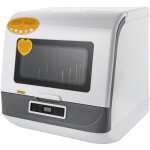 Gojoy ? mini lave - vaisselle portable 4 - 6 couverts ? modes de lavage rapide, standard, fort ? installation ...