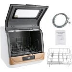 Gojoy - mini lave - vaisselle lave - vaisselle de table autoportant 5 programmes lave - vaisselle de ...