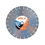 Golz - g�lz - disque diamant lca65, coupe � sec ou � eau - pour scie � sol ou d�coupeuse - � 350 mm / ...