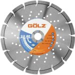 Golz - glz - disque diamant lu40, coupe  sec - pour meuleuse -  230 mm / alsage 22. 23 mm