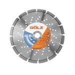 Golz - g�lz - disque diamant lu40, coupe � sec - pour meuleuse - � 230 mm / al�sage 22. 23 mm