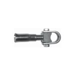 Gond charnire pour portail  battant - longueur rglable filetage m22 - pour axe 35mm - acier -  sceller ...