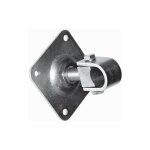 Deco fer forge - gond sur platine avec crou rglable pour axe 40mm - filetage m27 - acier zingu -  ...