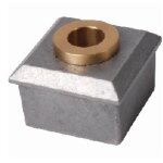 Gond bouchon alu avec bague laiton - deco fer forge