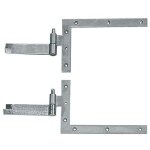 Gond de portail m12 orientable  12 mm.  sceller. rglage 40 - 50 mm. coloris noir - tirard sas