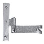 Gond de portail m12 orientable � 12 mm. � sceller. r�glage 47 - 60 mm. coloris noir - tirard sas