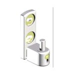 Slection brico - travo - gond de portail  visser et rglable, blanc