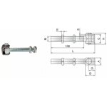 Gond a tige filetee lg138 130m24