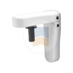 Portac - gond vertical  visser avec cache en zamak finition: noir ral 9005