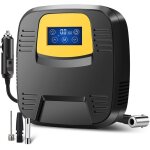 Gonfleur de pneus portable compresseur d'air pour pneus de voiture avec lampe de poche voiture electrique ...