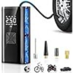 Gonfleur pneus voiture sans fil, compresseur � air portatif, 150psi 12v dc 10000mah mini compresseur ...
