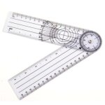 Goniometre kin�, professionnel 360 degr� multi - r�gle angle 14 pouces colonne vert�brale m�dicale