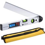 Goniom�tre num�rique 400mm / 16 pouces 0 225 �, r�gle d'angle horizontale num�rique, r�tro - �clairage ...