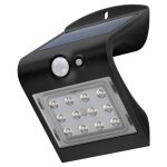 Applique murale solaire led avec détecteur de mouvement, 1, 5 w, noir, solution d'éclairage blanc neutre ... Applique murale solaire led avec détecteur de mouvement, 1, 5 w, noir, solution d'éclairage blanc neutre ...