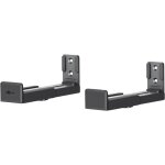Goobay support mural pour barre de son universal, noir - support s�r et discret avec pieds rembourr�s ...