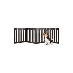 Goplus - barriere de protection pour chien pliable, grille de securite pivotante par charniere a 360 ... Goplus - barriere de protection pour chien pliable, grille de securite pivotante par charniere a 360 ...