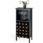 Goplus - casier a vin, avec 20 emplacements et porte - gobelet, etagere a bouteille en pin 42 x 24, 5 ... Goplus - casier a vin, avec 20 emplacements et porte - gobelet, etagere a bouteille en pin 42 x 24, 5 ...