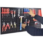 Goplus panneaux muraux de rangement pour outils tableau perfore, materiau a3, structure de plaque de ... Goplus panneaux muraux de rangement pour outils tableau perfore, materiau a3, structure de plaque de ...