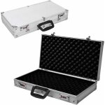 Goplus - valise a pistolet en aluminium avec 2 serrure a combinaison, coffre a fusil, valise de rangement ... Goplus - valise a pistolet en aluminium avec 2 serrure a combinaison, coffre a fusil, valise de rangement ...