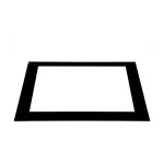 Vitre de porte intrieure pour four gorenje 246640