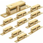 Lot de 10 verrous de porte d'armoire, verrou de tension � bille, loquet � bille en laiton massif, tension ...