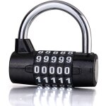 Gotrays - bloc de 4 chiffres, gym r , 54mm bloc de fourmis r r�initialisable, noir