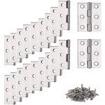 Charniere, charni�re inox, 20 pcs petite charniere, charni�re, charni�re plate, charni�re pour la maison ...