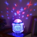 Gotrays - reveil enfant veilleuse musicale et lumineuse projecteur ciel etoile projection cadeaux de ...
