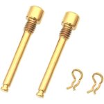 Goupille de frein � disque hydraulique en alliage et circlip pour carter d'huile filet�e (dor�)
