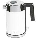 Graef - wk401eu bouilloire acier inoxydable, blanc contenance: 1 l
