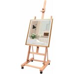 Grand chevalet en bois de h�tre - hauteur r�glable - chevalet en bois de h�tre - pour peinture d'art ...