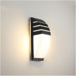 Grand luminaire d'ext�rieur 12 w pour terrasse et jardin - �tanche et r�sistant � l'humidit� - 1 pi�ce, ...