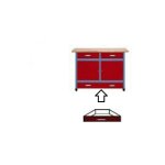 Grand tiroir complmentaire 45, 1x6, 5x44, 5cm pour tabli hauteur spcial (sh95 / sh100) - kupper