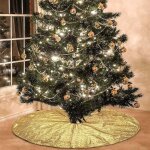 Grande jupe de sapin de no�l � paillettes scintillantes - 122 cm - d�corations de no�l pour sapin de ...