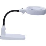 Grande loupe 10x avec lumire et support, design pliable avec lampe loupe 6 led pour les travaux de prs ...