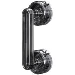 Grandes poign�es de porte et de fen�tre en verre, portes coulissantes de salle de bain, armoires, penderies, ...