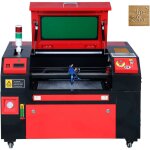 Graveur laser co2 50 w 300 x 500 mm 800 mm / s machine de d�coupe laser avec assistance pneumatique, ...