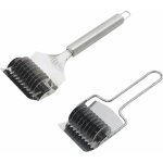 Green mobility - 2 pizza acier inoxydable couteau de nouilles, manuelle machine � p�tes pasta maker, ...