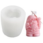 Green mobility - moule de bougie d'arbre de no�l 3d, moules en silicone pour la fabrication de bougies, ...