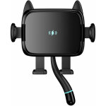 Green mobility - support de t�l�phone � chargement sans fil pour voiture 15w chargement rapide, noir ...