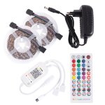 Kit ruban 72w 3 000lm 300 leds 10 m�tres rgb blister transformateur, contr�leur, contr�le bluetooth ip20 ...