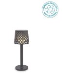 Gretita lampe de table avec batterie rechargeable. lumi�re led chaude. fabriqu�e en espagne