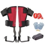 - griffe elagage, ensemble de pointes d'escalade d'arbre avec sangles de ceinture de harnais de s�curit� ...