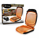 Grill perfect �lectrique gotham steel - venteo? - grill �lectrique avec un bac r�cup�rateur de graisse ...