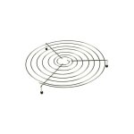 Grille basse repose plat pour micro ondes samsung