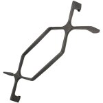 Grille double support casserole d'origine 430x133x45 mm (481010651896) four, cuisinire whirlpool