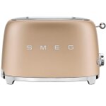 Smeg - grille - pains 2 fentes 950w or mat tsf01chmeu Smeg - grille - pains 2 fentes 950w or mat tsf01chmeu