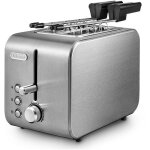 Delonghi ctx 2203 grille - pain argent 2 tranches 550 w